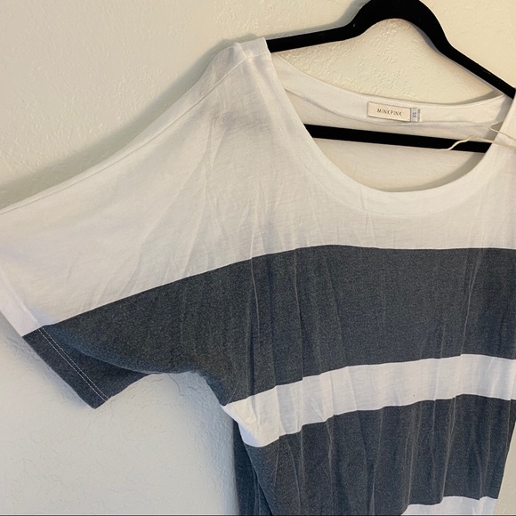 MINKPINK Draw String Striped Top - Picture 3 of 7